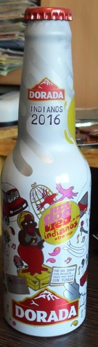 Leere flasche bier aluminium - leere,