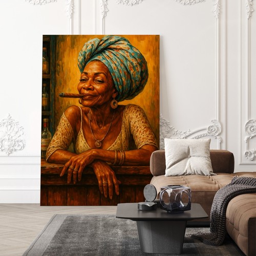 Afrikanische frau raucht bild - afrikanische,