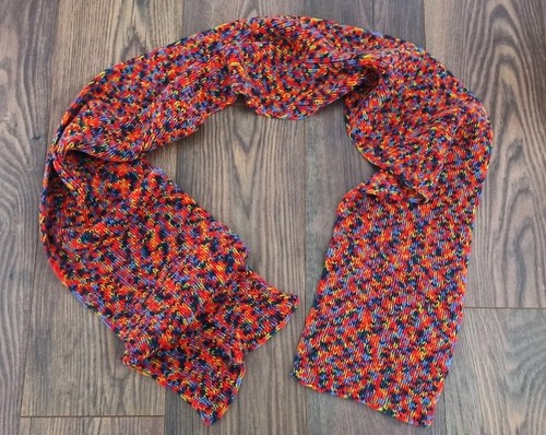 Strick schal handmade - strick,