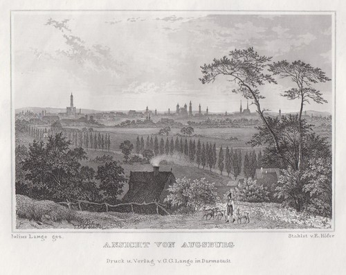Augsburg gesamtansicht - augsburg,