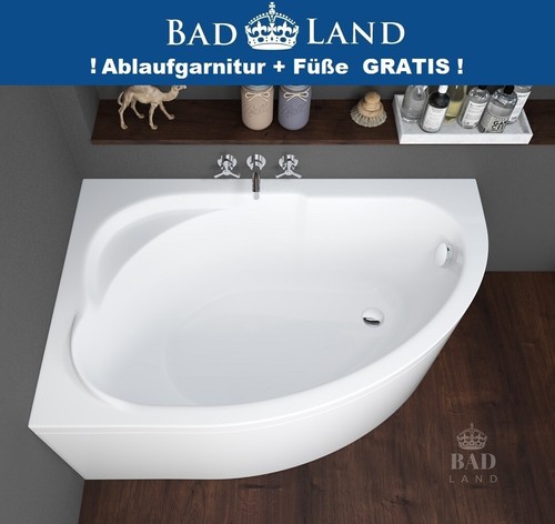 Eckbadewanne eckwanne 130x85 - eckbadewanne,