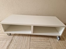 TV Tisch (weiß) mit Rollen (Preis VHB) 
