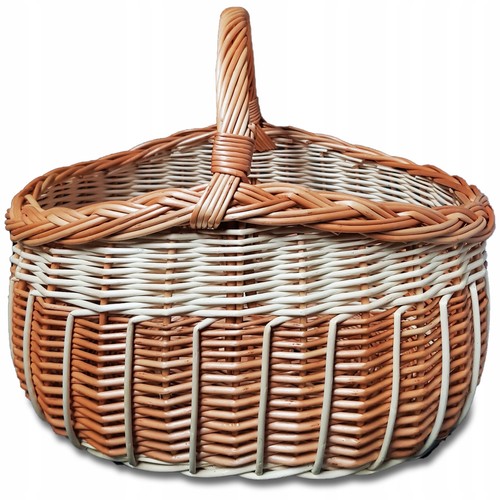 Weidenkorb einkaufskorb pilze - weidenkorb,