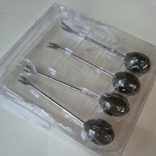 Vintage Partyspieße Olive Partygabeln Cocktailspieße Picker  ca. 70er 