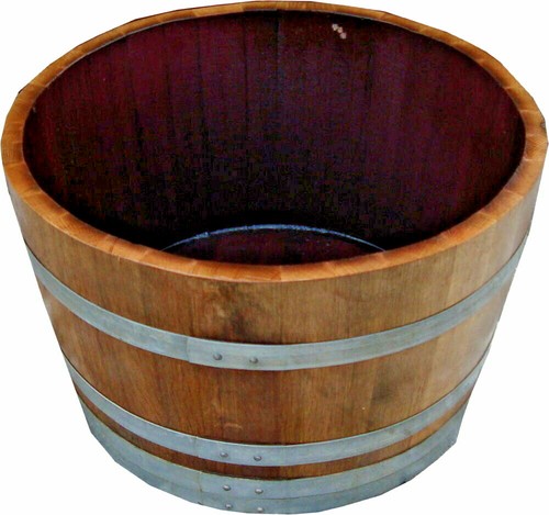 Holzfaß weinfaß halb - weinfaß,