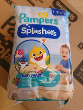 12 Pampers Windeln Höschen Splashers  6-11 kg  Gr 3-4 Baby Shark Limited Edition