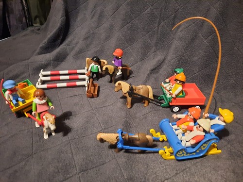 Playmobil kinder mit pony - kinder,