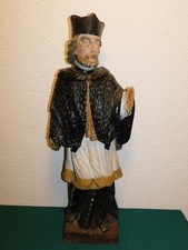 Große Holzfigur Heiliger Johannes Nepomuk ! wohl um 1760!