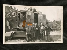 alte Foto-AK Menck Bagger