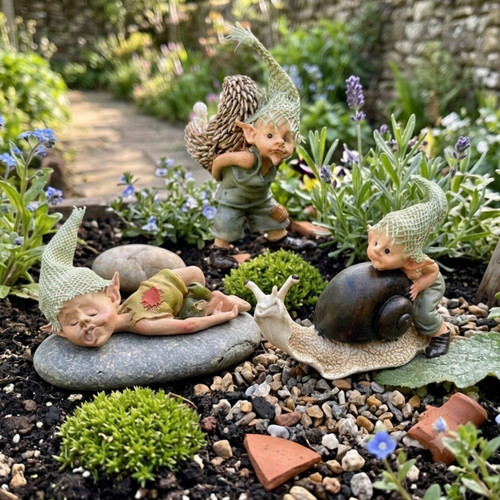 Fee pixie garten ornament - fee, harz