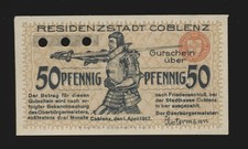COBLENZ KOBLENZ  50 Pfennig