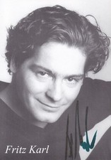 Fritz Karl, Originalautogramm