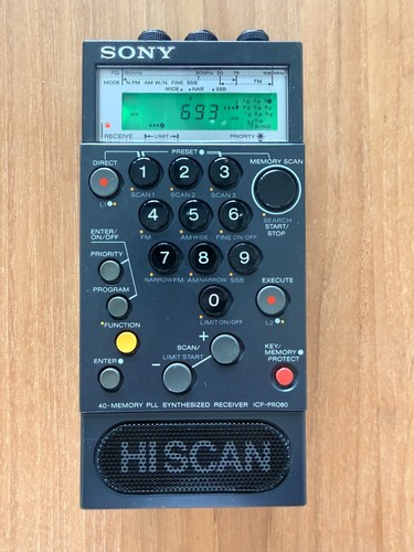Sony icf pro80 recapped - icf-pro80,