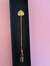Georg Jensen Kerzenhalter Herz 1999 mit Goldfinish  mit  OVP candleholde