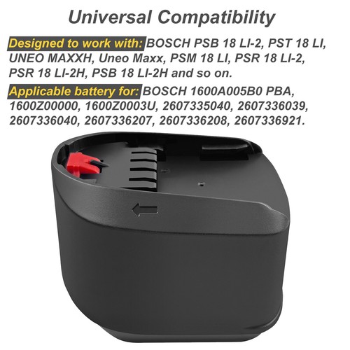18v 6000mah akku für bosch - akku,