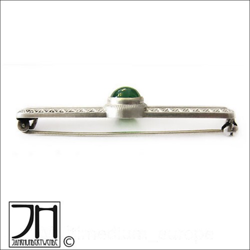 Jugendstil brosche silber - jugendstil,