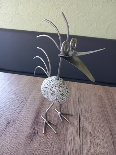Steinvogel aus edelstahl und - steinvogel,