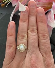 Perle Diamanten 585 14 Karat