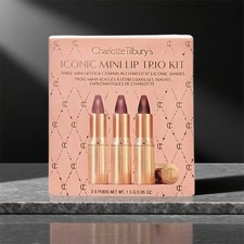 Mini Iconic Hollywood Lippenstift 3er Set Charol-tte Nährend &Ti|bury Reisegröße