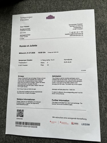 Romeo und julia - julia,, semperoper
