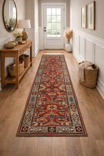 Afghan afshar läufer 290x77cm - afshar,