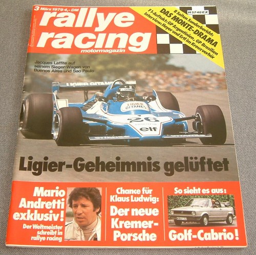 Rallye racing vw - 3/79, golf