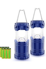 Fulighture LED Campinglampe Batteriebetrieben [2 Stück], LED Camping (Schwarz)