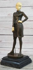 Bronze Fechter Fencing Statue