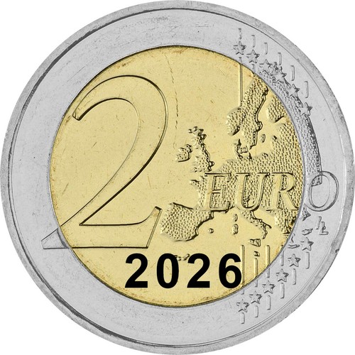 Euro gedenkmünze 2026 - 2,