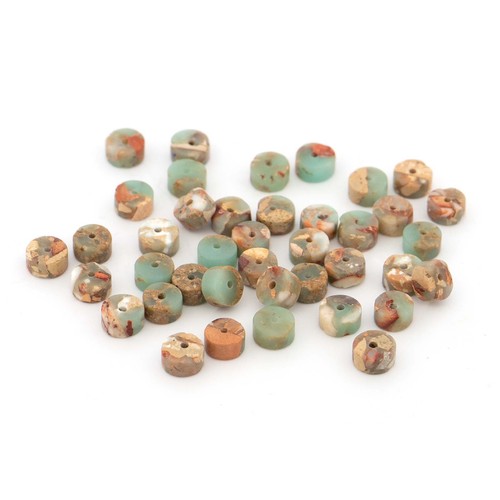 Jaspis heishi perlen 6mm - heishi,