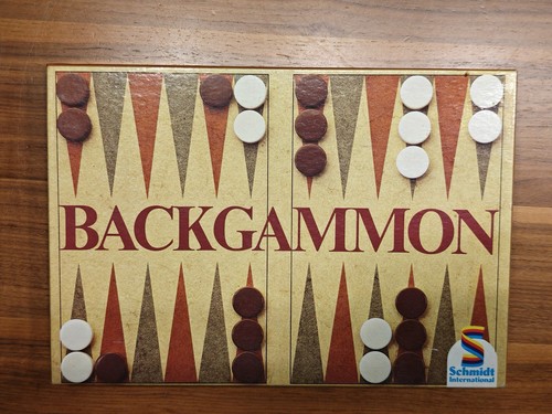 Vintage backgammon brettspiel - backgammon,