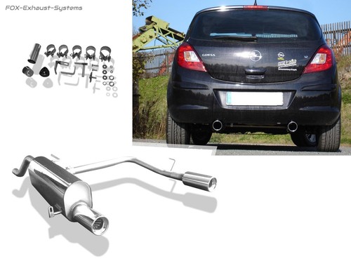 Duplex sportauspuff opel - ,