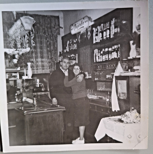 Altes foto vintage ehepaar - ehepaar, in