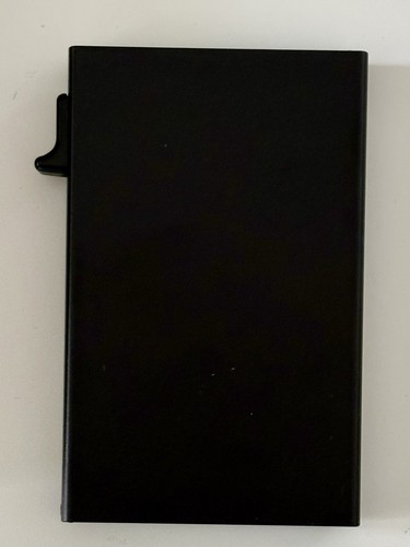 Kartenetui schwarz aluminium - schwarz,