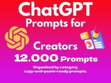 Chat Gpt: 12000 Chat Gpt Prompts by category