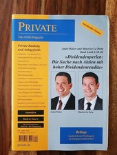 Zeitschrift: Private, Das Geld-Magazin Nr. 4 - Juli/August 2014