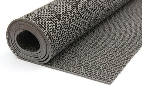 Pvc bodenmatte grau - pvc,