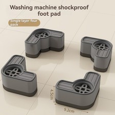 4 Stück Für Waschmaschine Höhe erhöhen Basis Anti-Rutsch-Stoßdämpfende Fuß Pad