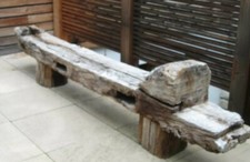 Massive Holzbank Eiche