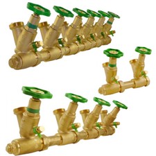 Wasserverteiler Sanitär Kompaktverteiler Verteiler Verteilerblock Schlösser