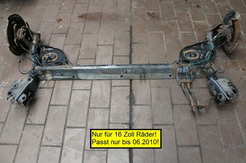 Hinterachse - , räder