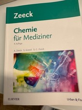 Chemie für Mediziner Zeeck 9. Auflage Urban und Fischer neuwertig Münster Kaarst