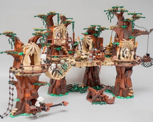10236 ewok dorf star wars - ewok,