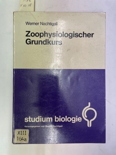 Zoophysiologischer grundkurs - zoophysiologischer,