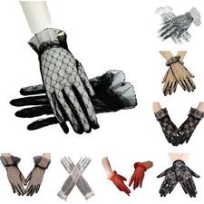 Damen Netz Spitze Stretch