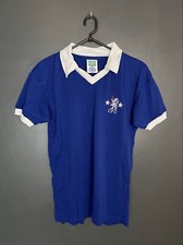 CHELSEA 1975/1981 HOME FOOTBALL SHIRT SCORE DRAW TRIKOT GRÖSSE S ERWACHSENE