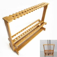 Bambus Holz Rutenständer 15/23/38 Ruten Angel Ruten Ständer verstellbar Rod Rack