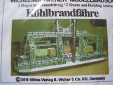 Köhlbrandfähre Fähre Wilhelmshavener Modellbaubogen Bastelbogen Kartonmodell
