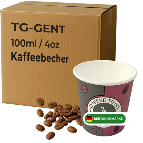 Gent kaffeebecher 100ml - kaffeebecher,