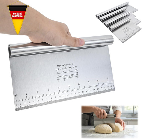Edelstahl teigschneider set - teigschneider,